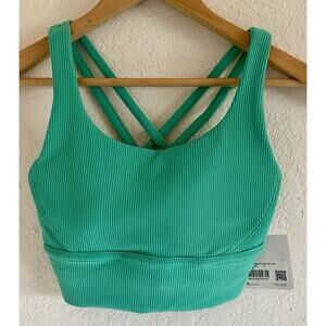 Lululemon Energy Bra Longline Paradise Green Size 4